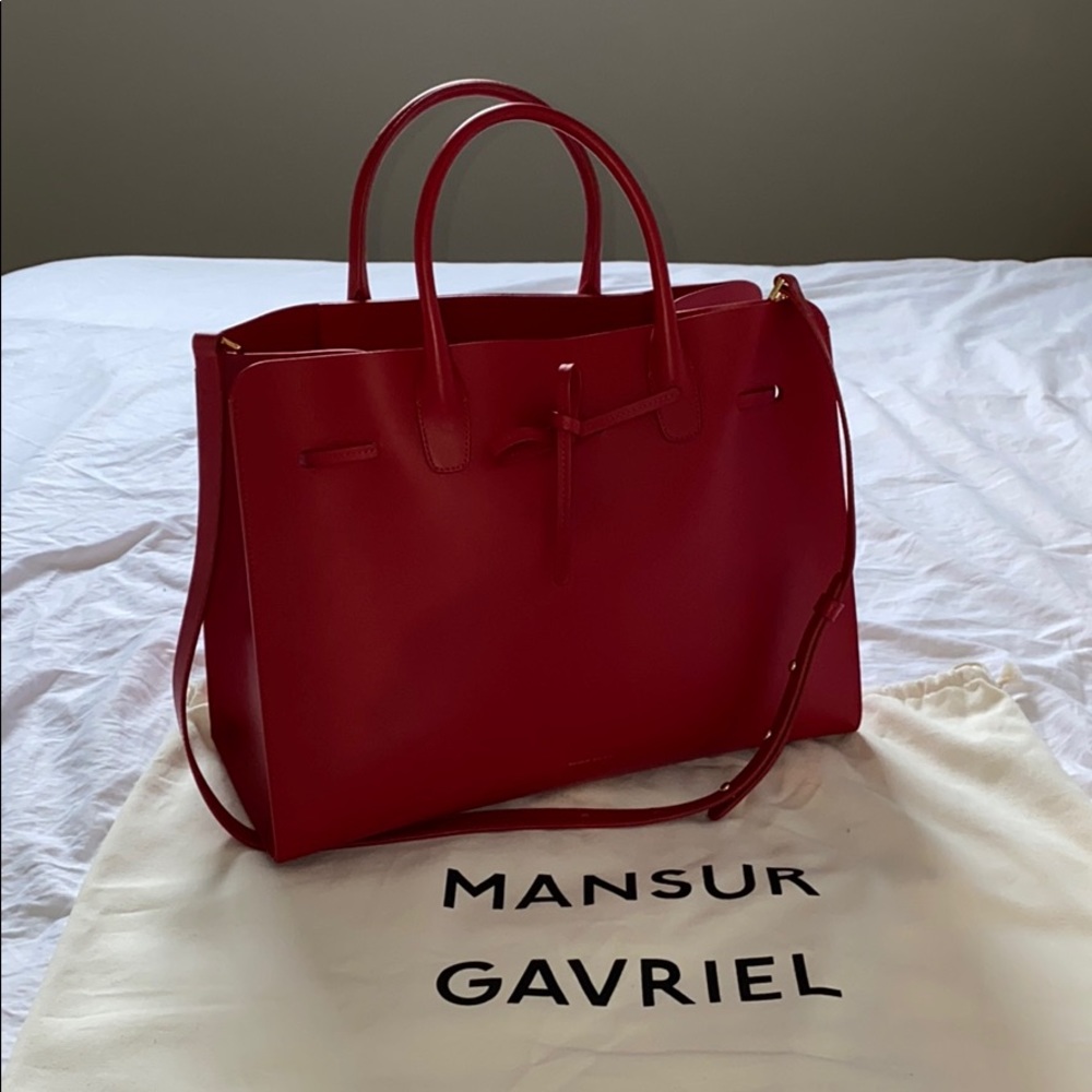 Mansur Gavriel Large Red Sun Bag!!